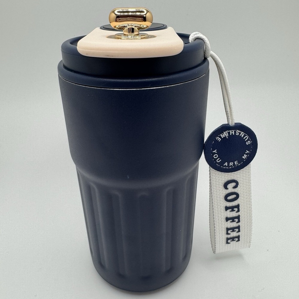 Thermos Tumbler Cup with LED Smart Insulated Mug Stainless Steel Vacuum